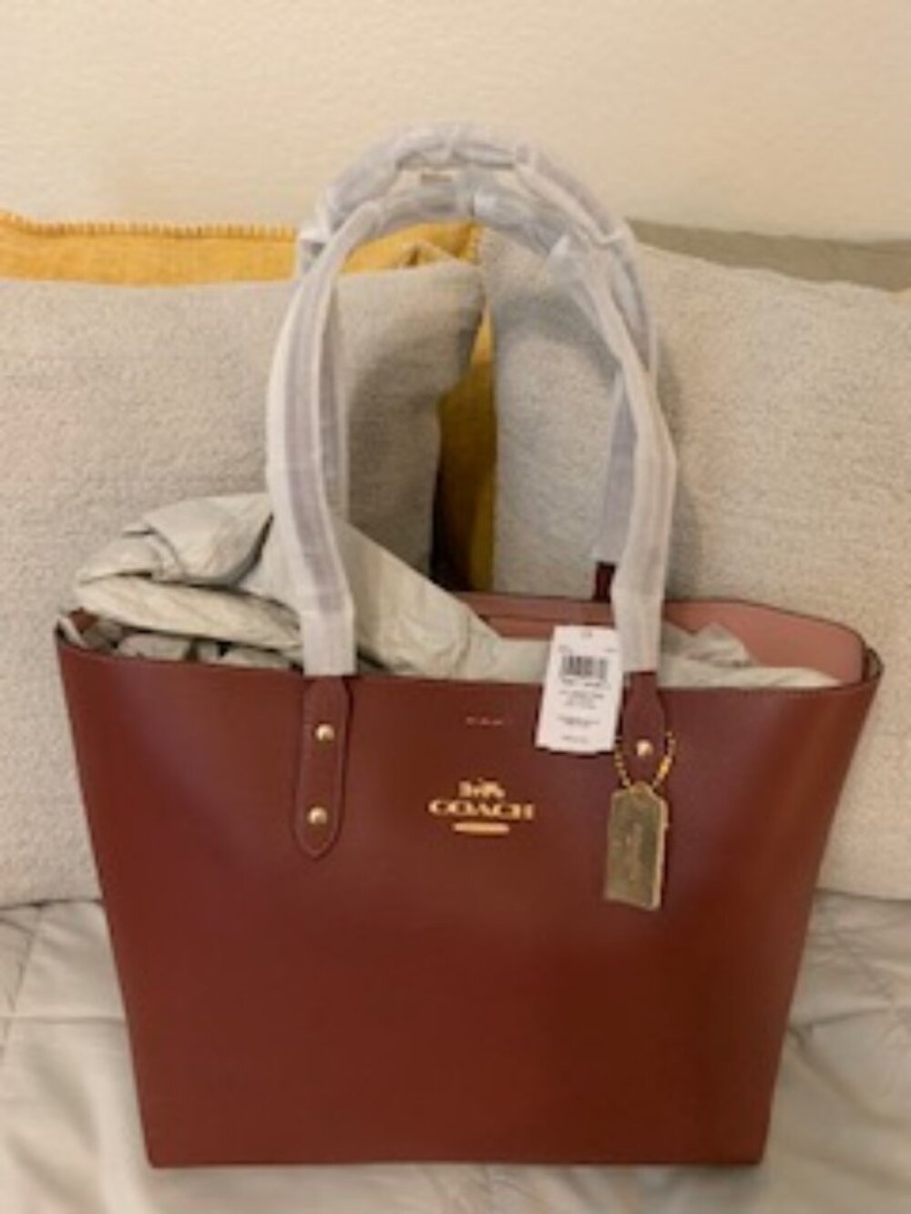 Coach Lth Town Tote